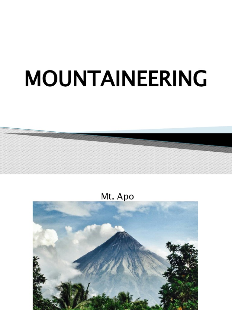 MOUNTAINEERING PDF Mountaineering Mountains