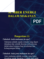 Makanan Sebagai Sumber Energi