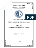 International Criminal Law: Ministry of Justice Hanoi Law University