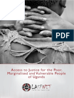 Access To Justice For The Poor Marginalised and Vulnerable People of Uganda