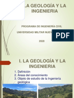La Geología y La Ingenieria