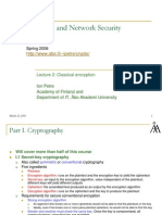 Cryptography -  lecture2