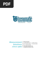 Measurement Solutions Since 1962: TM Tecnomatic