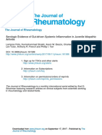 The Journal of Rheumatology: Arthritis Serologic Evidence of Gut-Driven Systemic Inflammation in Juvenile Idiopathic