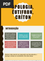 Apologia, êutifron, críton
