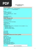 Oracle RMAN Demo