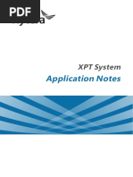 XPT System - Application Notes - R6.0 PDF