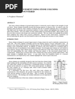 Ground Improvement Using Stone Columns: Problems Encountered