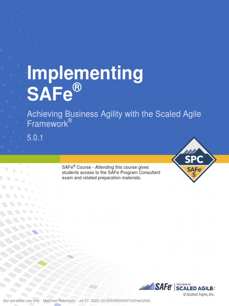 SAFE Implementationdf PDF | PDF | Business