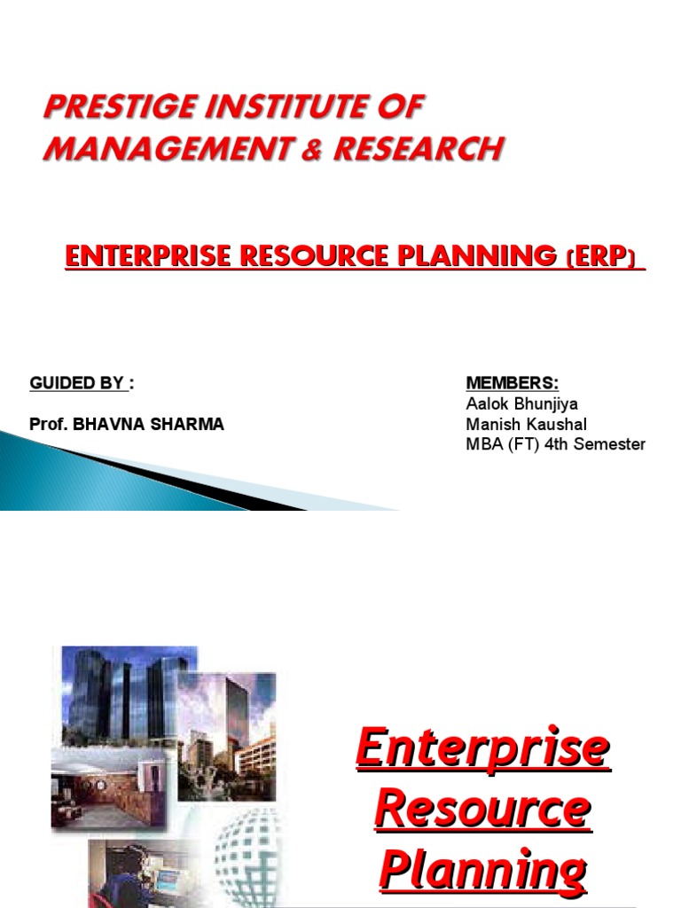 ERP Systems Overview in NC | PDF | Enterprise Resource Planning ...