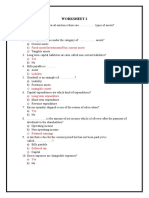 FA - Worksheet 2 For Practice