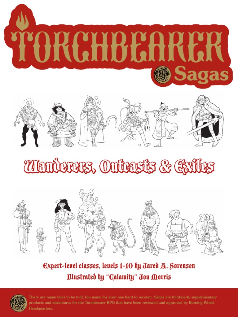 Torchbearer Sagas Wanderers, Outcasts & Exiles PDF Elf (Middle Earth) Prayer