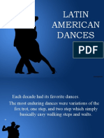 LATIN AMERICAN DANCES