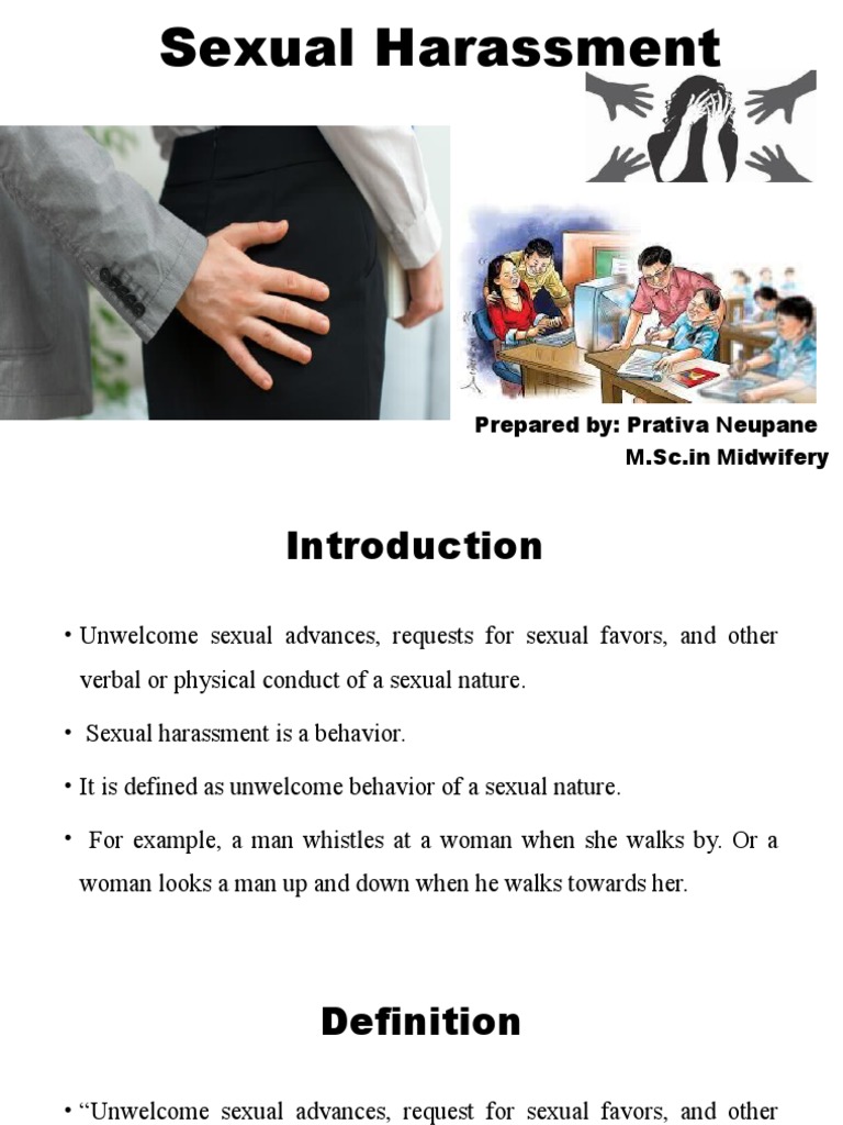 768px x 1024px - Prepared By: Prativa Neupane M.SC - in Midwifery | PDF | Tort | Sexual  Harassment