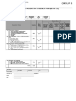 Group 5: Mini Project Presentation Assessment Form (Mec435-Cad)
