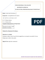 Documento de Lectura Proporcionalida y Porcentaje