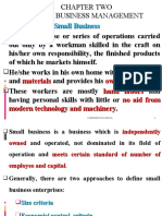 2.1 Definition of Small Business
