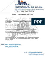 Centralized Lubrication Systems (Single Line Orifice Systems)