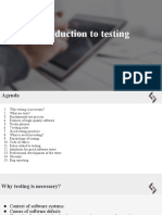 Introduction to Software Testing Fundamentals