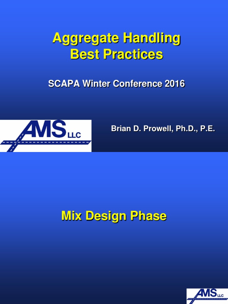 Best Practices For Aggregate Handling | PDF | Construction Aggregate ...