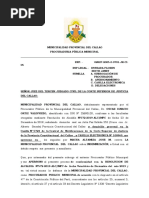 Apersonamiento modelo Callao