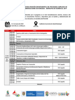 2019 Agenda Capacitación