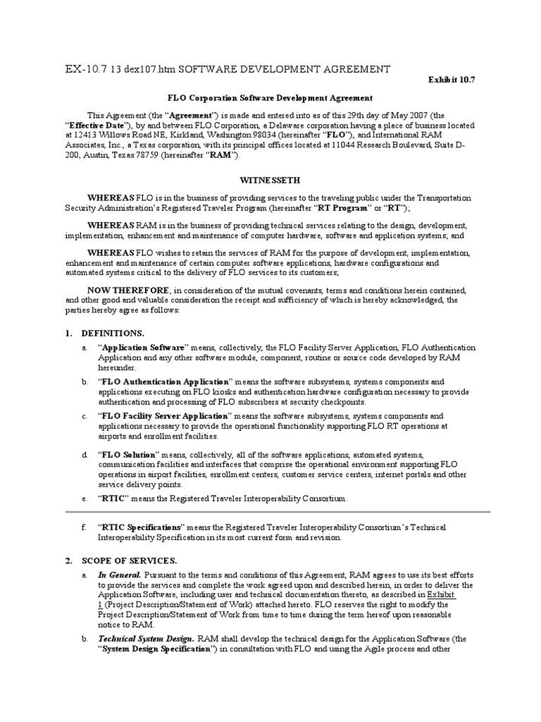 Software Development Tamplet | PDF | Arbitration | Specification ...