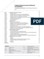 Quality of Analytical Measurements: Statistical Methods For Internal Validation