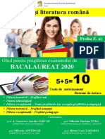 Ghid BAC Romana 2020 ISBN