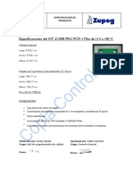 Especificaciones Del KIT Z1008 PRO PCM +72hs de (+2 A +8) °C