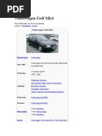 Download Volkswagen Golf Mk4 by monteirolopes147 SN48288672 doc pdf