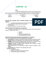 Chapter - 01: Ques.01: What Is Computer?