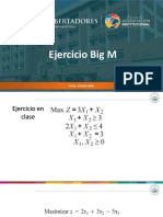 Ejercicio Big M
