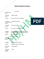 ADDING  TWO  NUMBERS IN ASSEMBLY LANGUAGE