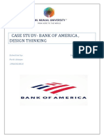 Case Study-Bank of America, Design Thinking