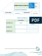 Procedimiento para Elaborar SOP