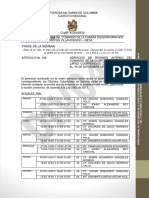 Orden Semanal 044