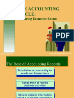 The Accounting Cycle:: Capturing Economic Events