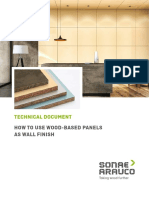 Technical Document: How To Use Wood-Based Panels As Wall Finish
