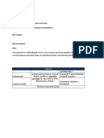 Cashflow: Direct Method-Accrual Method To Cash Basis. Gross Cash Receipts and Gross Cash Payments