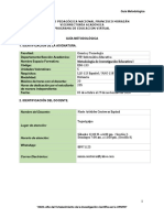 Programación Del Espacio de Aprendizaje - Metodología de Investigación Educativa