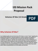 Schemes of War Proposal