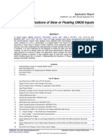 Implications of Floating Cmos Inputs