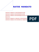 Contratos de mandato