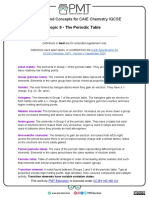 Definitions - Topic 9 The Periodic Table - CAIE Chemistry IGCSE PDF