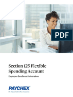 Section 125 Flexible Spending Account: Employee Enrollment Information