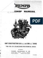 1963 1974 Triumph 350 500 Workshop Manual