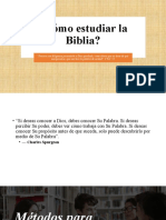 Cómo estudiar la biblia