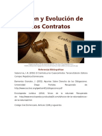 Origen y Evolución de Los Contratos PDF