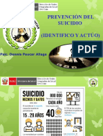 PREVENCION DEL SUICIDO - IDENTIFICO Y ACTUO - Setiembre - CSMC - Huaycan
